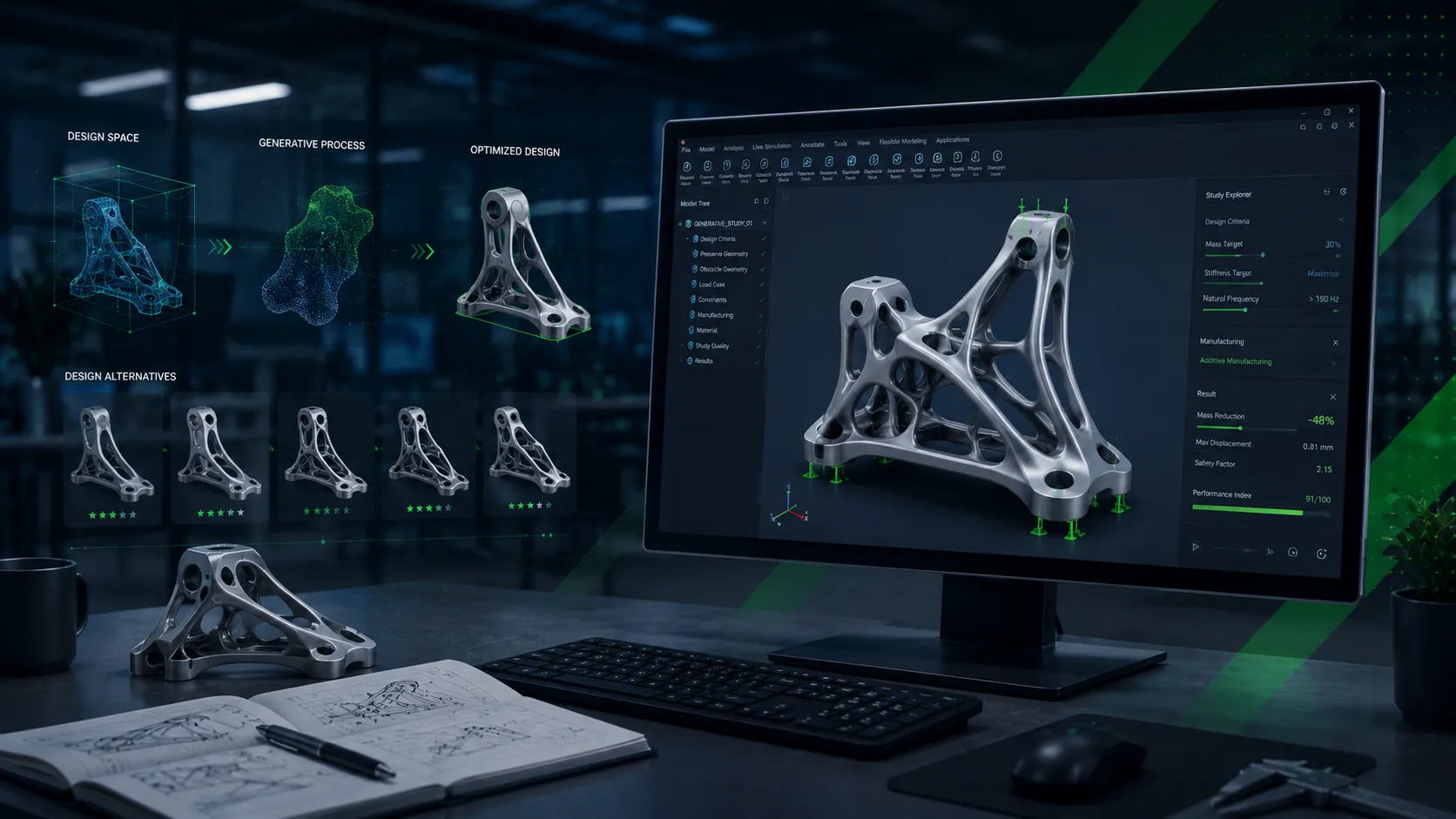 Design Generativa Creo Cad Infoaxis
