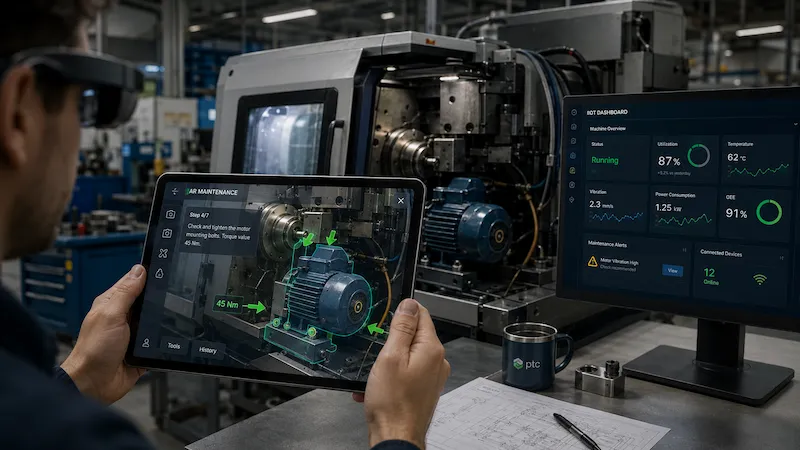 Realidade Aumentada Iiot Creo Cad Infoaxis